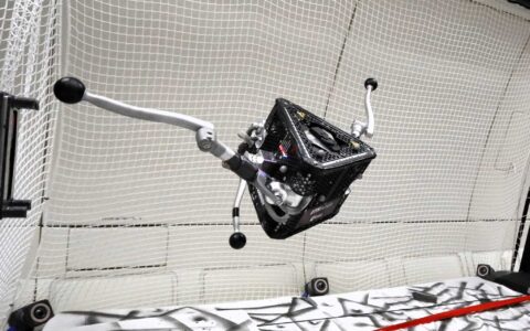 Using a hopping robot for asteroid exploration