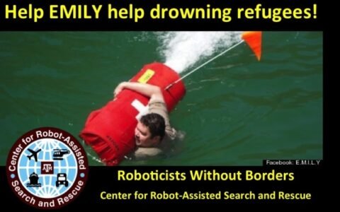 Help EMILY robot help drowning refugees