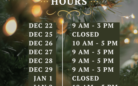 AMI’s 2023 – 2024 Holiday Hours