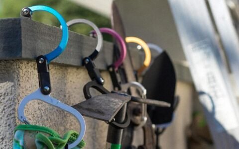 This all-in-one carabiner clip can hold up to 60 pounds and is on sale