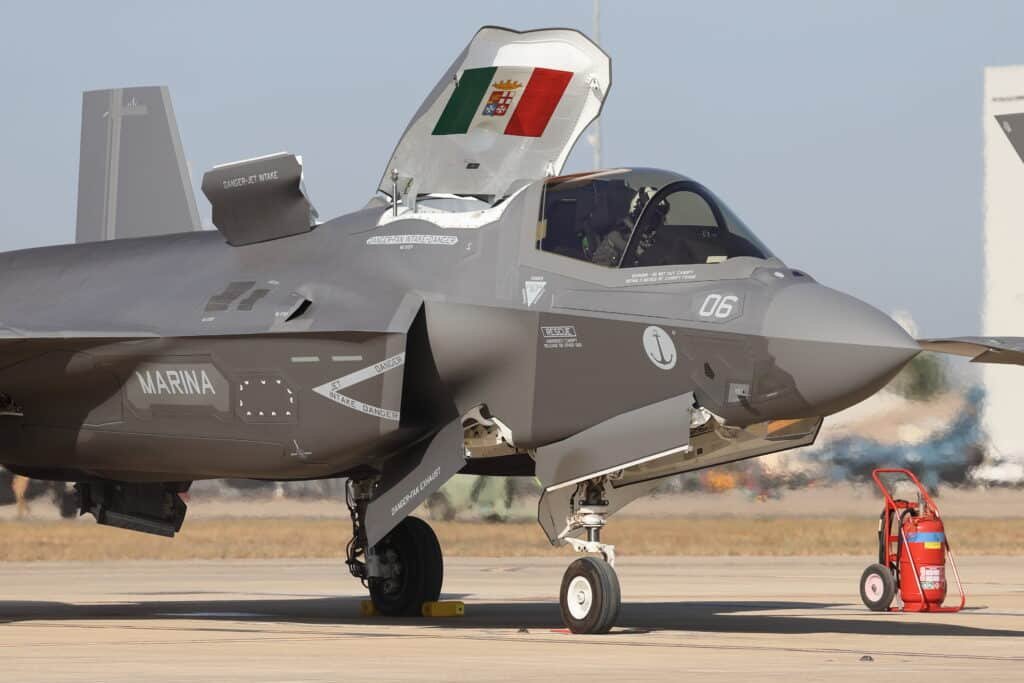 Italian Navy:  Initial Operational Capability for the embarked joint F-35B component