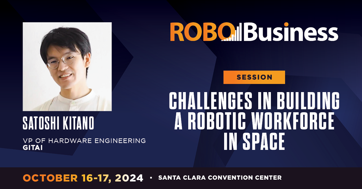 Satoshi Kitano RoboBusiness promo image. 