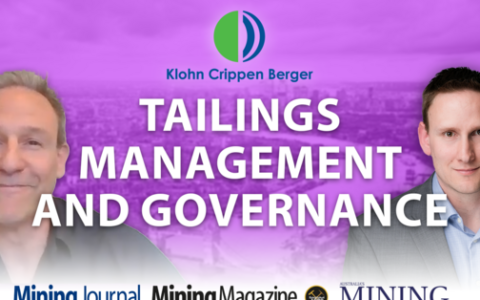 Tailings management and governance