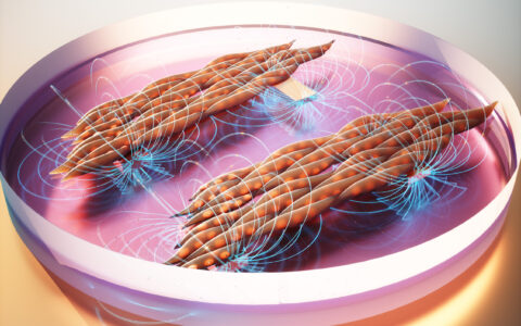 Wobbly gel mat trains muscle cells to work together