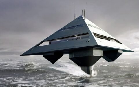 The Tetrahedron hydrofoiling superyacht that no one will build