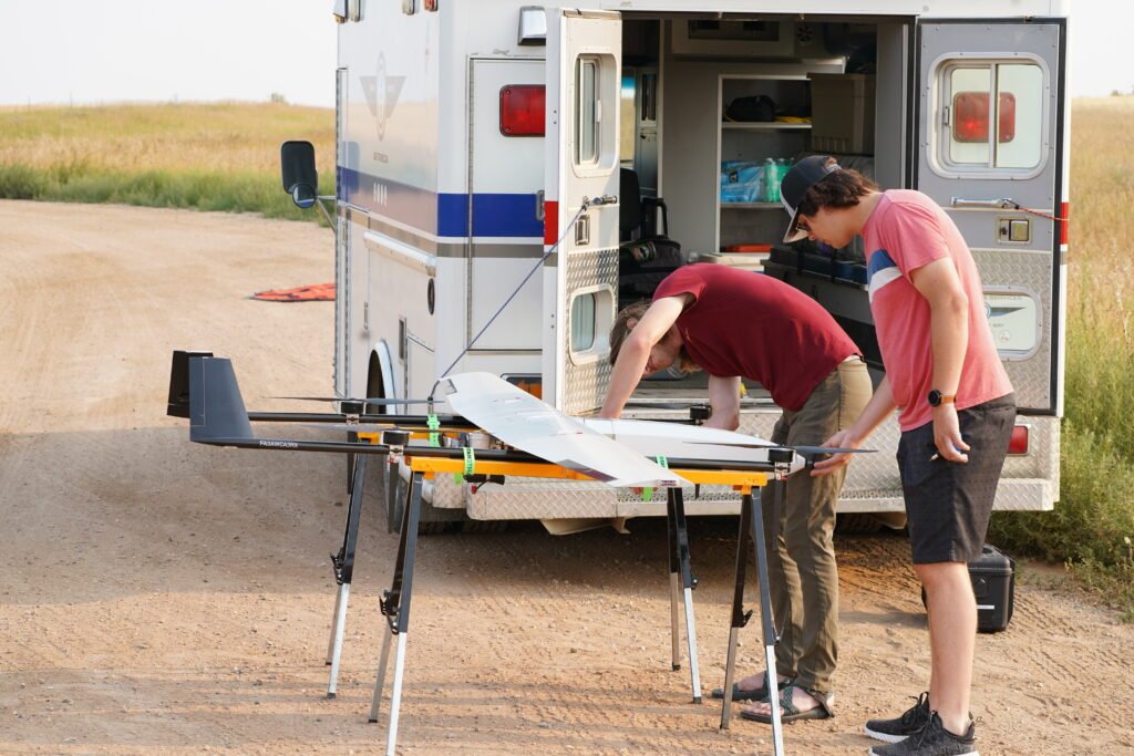 Preparing a drone for flight