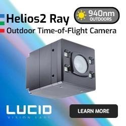 Helios™2 Ray Time-of-Flight Camera Designed for Unmatched Performance in Out of doors Lights Situations