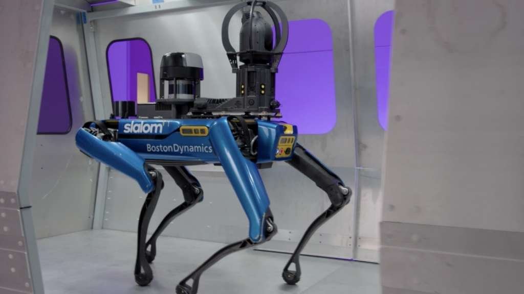 5G Boston Dynamics, Ericsson, Hitachi, Slalom