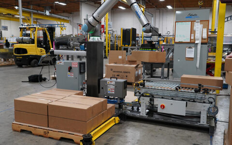Columbia/Okura offers mininPAL cobot rental program for palletizing