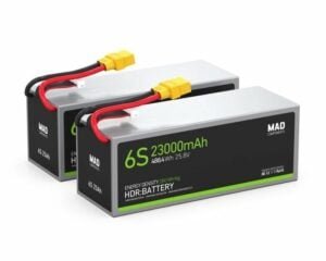 Lightweight Lithium Drone Batteries by MAD Components