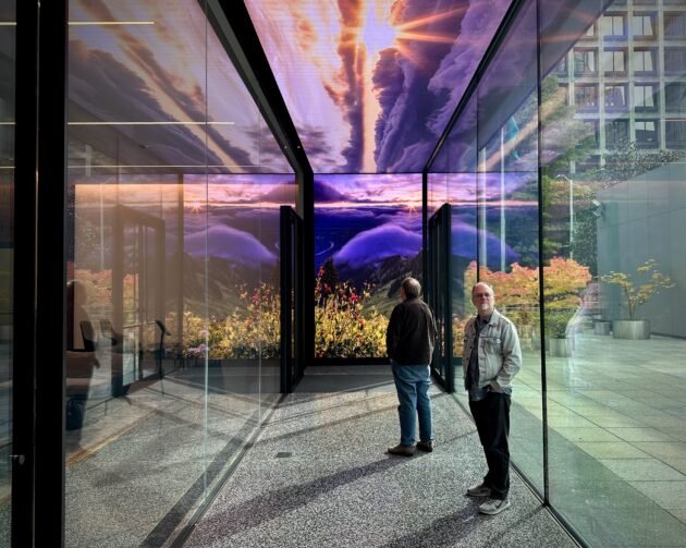 Get in the picture: High-tech ‘Portal’ is a visual delight for those entering Seattle office building