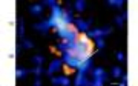 Observers investigate a nearby galaxy cluster merger
