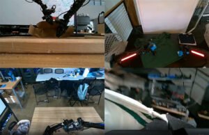 Physical Intelligence demonstrates the application of foundation models to training robots for tasks such as folding laundry and assembling cardboard boxes.