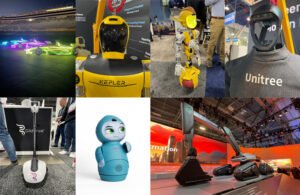 collage of images of robotic from CES 2024.