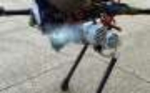 Quadrotors support enhanced locomotion in a new bipedal robot