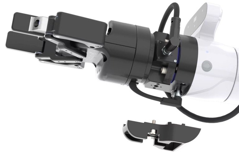 Kinova is offering its Gen3 robotic manipulator with the Bota Systems' SensONE force-torque sensor.