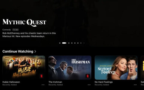 Netflix accidentally made its content show up in the Apple TV app