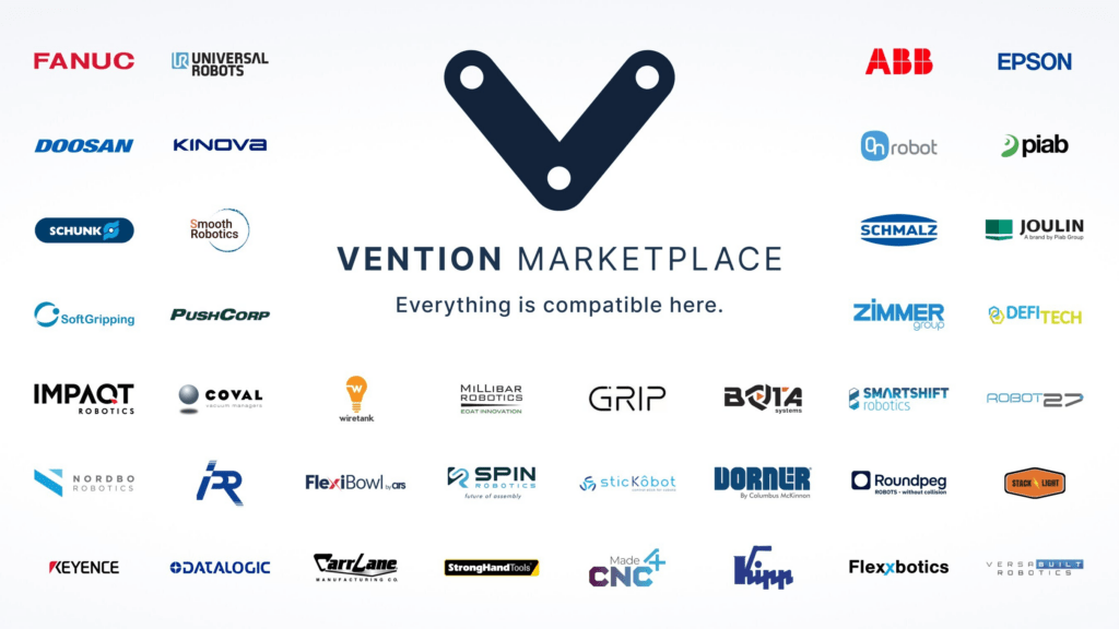 Vention vereinfacht den Kauf von Automatisierungslösungen mit dem erweiterten Marketplace