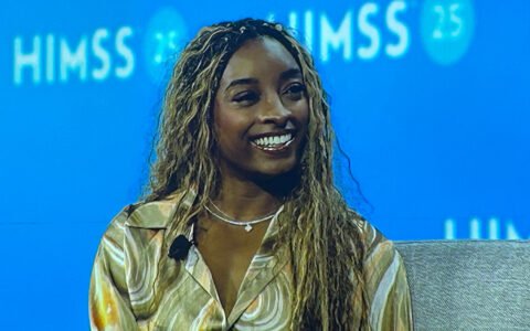 Simone Biles at HIMSS25 offers encouragement for mental health and self care