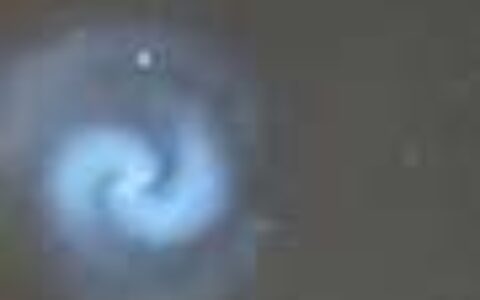 SpaceX rocket fuel makes stunning swirl in European sky