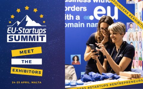 A glimpse into the Exhibition Hall of the EU-Startups Summit 2025 in Malta