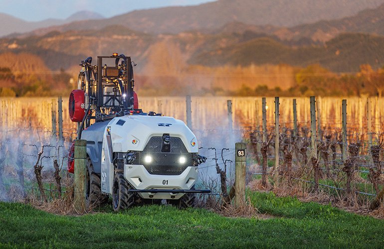 sprayer in a winery.