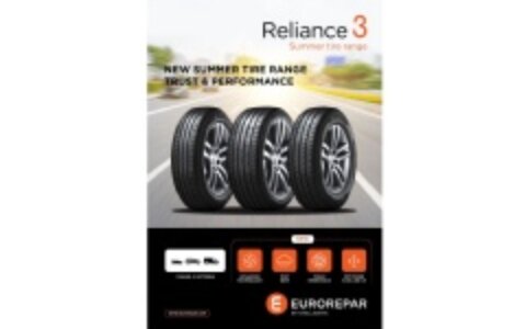 EUROREPAR launches its Reliance Summer Tire range, with added performance, safety and economy