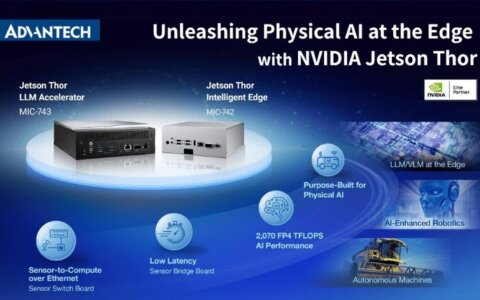 Advantech Demonstrates Live Full-Stack NVIDIA Jetson Thor Integration at COMPUTEX: MIC-743 Powers Next-Gen Physical AI and Robotics Systems