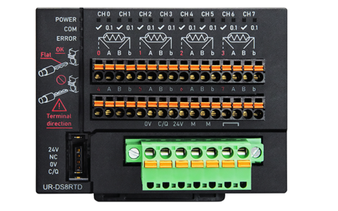 オプテックス・エフエー IO-Link拡張ユニット「UR-DS8RTD」温度情報もIO-Link通信へ変換【産業用ネットワーク特集】