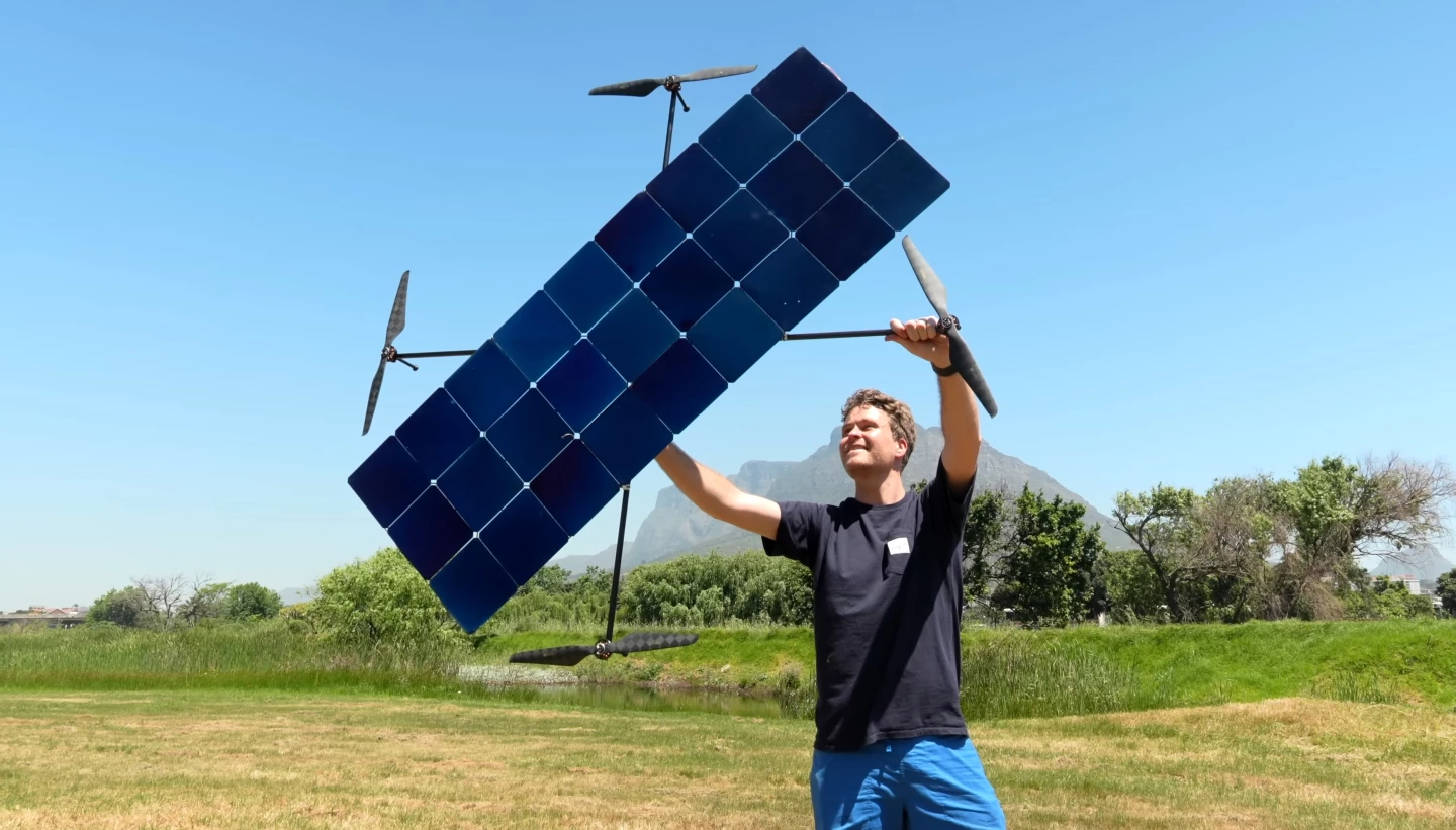 Battery-free drone designed to fly as long as the sun shines
