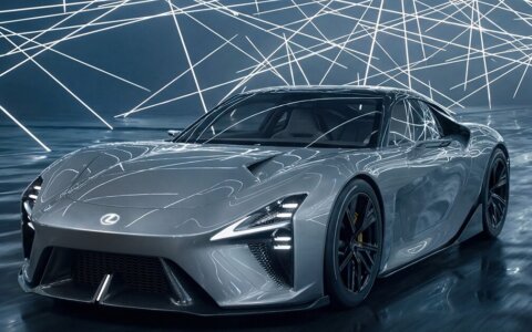 Lexus' electric supercar concept is going for space-age luxury vibes